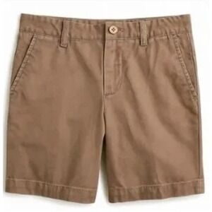 Crewcuts Boys Khaki Chino Shorts Tan Elastic Back Size 16 BY191 NEW